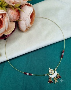 Ensemble de colliers délicats avec pendentif croissant de lune, plaqué or, style ethnique, pour femmes, usage quotidien, fournisseur - Product Image 6