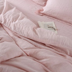 Parures de lit 100 % lin français pur, 3 pièces, housses de couette tissées, ensembles de housses de couette de luxe - Product Image 3