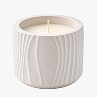 Bougie en cire de soja faite à la main dans un pot en céramique côtelé, parfum romantique, boîte personnalisée pour la Saint-Valentin, Noël, Baby Breath