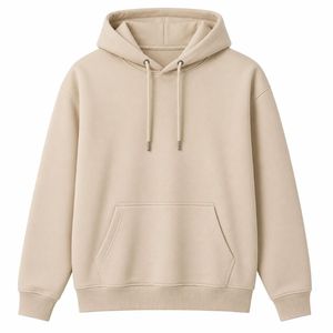 Sudadera con Capucha Negra para Hombre, de Alta Calidad, Estilo Holgado, Informal, de Color Sólido, con Bolsillos, para Invierno, ODM - Product Image 6