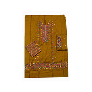 Conjunto de Salwar Kameez, Dupatta y Pantalones para Boda, Bordado en Morado, Transpirable, 100% Algodón, Ligero - Product Image 4