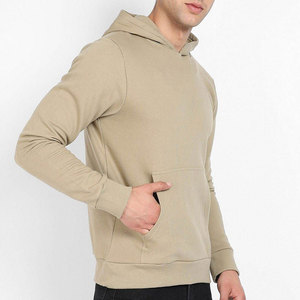 Sweat à capuche épais en molleton bouclette 100 % coton, pull uni, unisexe, surdimensionné, personnalisable, pour fabricants - Product Image 5