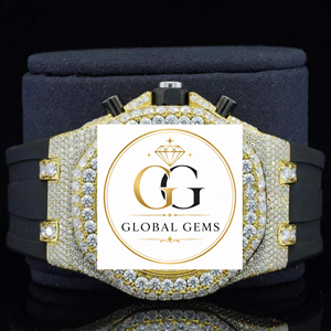 Best Selling Trendy Gold Iced Out Diamond Watch Stylish Wristwatch for Men and Women Available at Best Price - Product Image 6