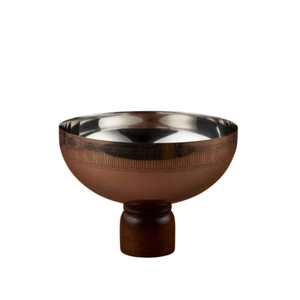 Cuenco de metal de diseño antiguo para chocolate y dulces, con diseño martillado, color dorado, para frutas y chocolate cremoso, ideal para regalos en fiestas. - Product Image 2