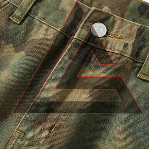 Dernier design – Jean ample en denim uni pour homme, style vintage, streetwear oversize, délavé, effet usé, hip-hop Y2K, hiver - Product Image 5