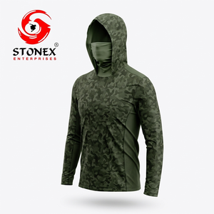 Sweat-shirt de pêche pour homme Stonex, 100 % polyester, séchage rapide, manches longues, protection solaire UPF 50+, anti-UV - Product Image 4