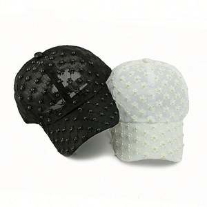 Nueva Gorra de Béisbol con Diseño Étnico de Perlas y Flores, Transpirable, con Encaje, para Mujer, Protección Solar, Moderna, para Playa y Deportes - Product Image 2