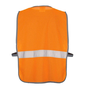 OEM Support Construction Work-wear Safety <b>Vest</b> Reflective Clothing High Visibility Reflective Tape Safety <b>Vest</b> Jacket for <b>Men</b> - Product Image 6