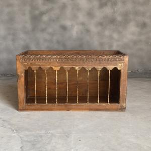 La mejor colección de baúles de madera tallados a mano para decoración del hogar, arte antiguo del Himalaya. - Product Image 1