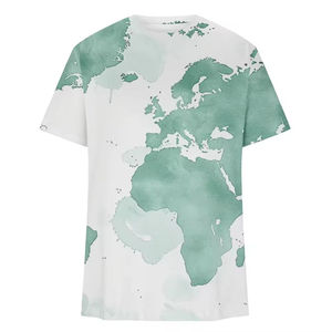 Ensemble décontracté deux pièces pour homme en coton 100% Terry, manches courtes, t-shirt ample et short, pour l'été - Product Image 5