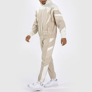 Outdoor Breathable Waterproof Hooded <b>Jacket</b> Pants Set Men <b>Women</b> Lightweight Windproof Winter Sports Tracksuit Color Blocking Ski - Product Image 3