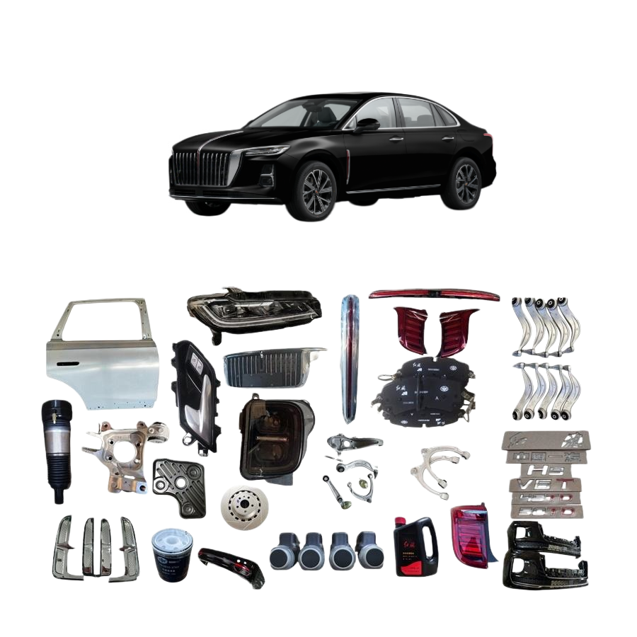 High Quality Auto Parts Bumper Headlight Taillight Door Trunk All Body Parts for Hongqi Body Parts