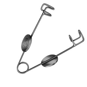 Spéculum ophtalmique pédiatrique à lames lisses en acier inoxydable, instrument manuel de chirurgie plastique, haute qualité, réutilisable, CE ISO OEM, chirurgical - Product Image 5