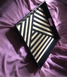 Plateau carré haut de gamme avec incrustations d'os, poignées, fabriqué à la main, durable, style classique, pour le thé, le café, la table à manger, utilisation intérieure, style d'ameublement - Product Image 1