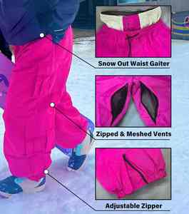 Pantalones de Esquí Profesionales Resistentes, Impermeables, Cortavientos, Tallas Grandes, con Aislamiento Primaloft, Ecológicos y Gruesos - Product Image 3