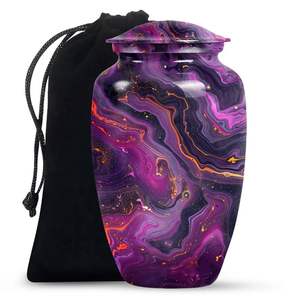 โกศบรรจุอัฐิผู้ใหญ่มาตรฐาน ขนาด 210 คิวบิกอินเช่ ฝาปิดแน่นหนา สำหรับงานศพจำนวนมาก - Product Image 2