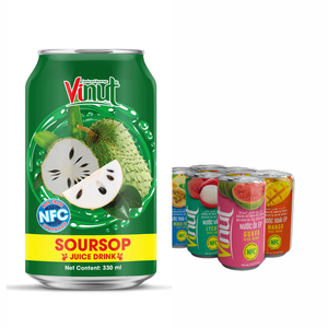 Jus de corossol VINUT 330ml sans sucre, marque privée, prix usine, OEM/ODM, échantillons gratuits, fabricant vietnamien - Product Image 6