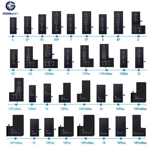 For Mobile Phone Battery for 12 Mini/Pro/Pro Max Replacement 100% True Capacity High Quality Black in Stock