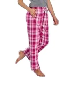 Yarn Dyed Women's Pajama Pants For Sustainable Cotton Pajama Pants With Customized Design &Logo Print Women's Cotton Pajama Pant