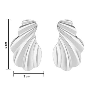 ต่างหูแฟชั่นแบบติดหู - ดีไซน์เก๋ไก๋ทันสมัย (E3363S) - Product Image 4