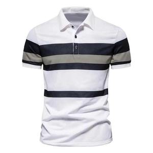 Nueva Llegada, Camisetas Polo Modernas de Manga Corta, Estilo Nuevo, OEM, Algodón, Dos Tonos, Camiseta Polo para Hombre, Camiseta Polo Casual de Golf, Cuello Clásico - Product Image 1