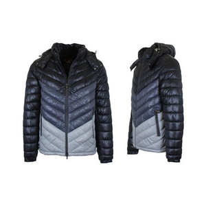 Wholesale Men's S-6XL <b>Winter</b> Puffer Jackets <b>Thick</b> Warm Cotton Filled Stand Collar Patchwork Design Custom Logo Streetwear <b>Coats</b> - Product Image 4