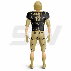 Uniforme de football américain sur mesure à 12 panneaux, directement de l'usine, vêtements de sport légers, sublimation personnalisée, football américain - Product Image 6