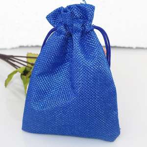Organic Jute Fabric <b>Small</b> Jewelry Bags for Eco <b>Packaging</b> of Rings Necklaces and Accessories - Product Image 4