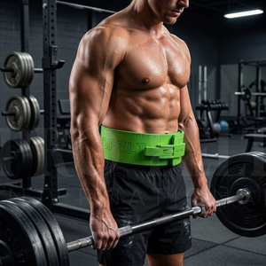 Unique Design Lever <b>Belt</b> Bodybuilding Genuine Leather Powerlifting <b>Belt</b> Adjustable Strength Training Gym Fitness Support <b>Belt</b> - Product Image 4
