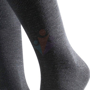 Chaussettes Athlétiques Décontractées en Coton/Laine, Mi-Mollet, Qualité Supérieure, Couleur Unie, Séchage Rapide pour Hommes – Meilleures Ventes en Ligne - Product Image 4