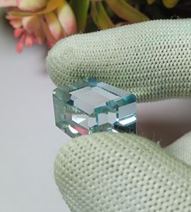Natural Crystal Quartz <b>Cube</b> Step Cut Loose Gemstone Clear Quartz Stone For Jewelry Ring Pendant Wholesale Fine Quality Gem - Product Image 5