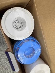 Paquete de cartuchos de filtro PP UDF CTO en caja de color. Hecho en Vietnam con carbón activado. Precio al por mayor. - Product Image 2