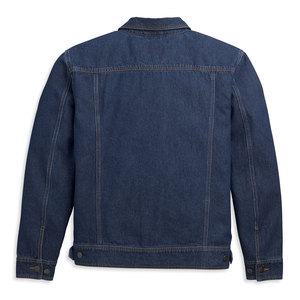 Men Winter High Street Denim Jacket 2025 New Arrival High Quality Eco-Friendly Custom Washed Wholesale - Product Image 2