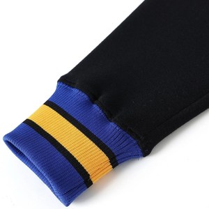 Sigma Gamma Rho Chenille Crest Sweatshirt Women Black Blue Yellow <b>Raglan</b> Pocket Crewneck Sorority Pullover <b>Top</b> - Product Image 4