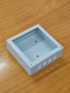 Caja de Panel Eléctrico de Acero Laminado en Frío con Recubrimiento en Polvo Gris, Carcasa de Montaje en Pared para Sistema de Control de Interruptores - Product Image 3