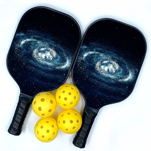 Pala de Pickleball con Cara Compuesta, Mango Acolchado, Punto Dulce Amplio Avanzado, Peso Equilibrado, Golpes Potentes, Excelente Efecto de Rotación, Interior - Product Image 1