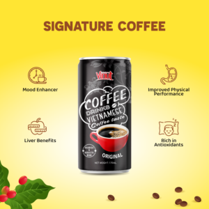 เครื่องดื่มเมล็ดกาแฟอาราบิก้าแท้170มล. OEM ฉลากส่วนตัว - Product Image 4