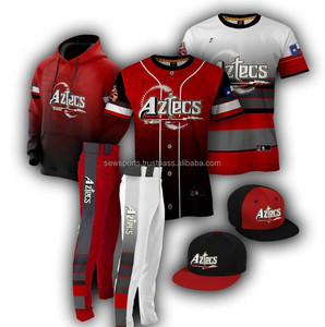 Custom Men's Breathable Polyester Lightweight Baseball Uniform Digital Sublimation Team Logo Plus Size Anti-Bacterial Quick Dry - Product Image 5