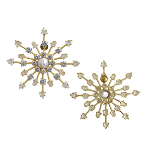 Pendientes Colgantes Chapados en Oro Hechos a Mano - Joyería de Estilo Bohemio Única para Mujer - Product Image 4