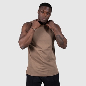 Comfortable Custom Men's <b>Sleeveless</b> Solid Color Tank Top O-Neck Slim Fit Casual 100% Cotton Jersey Breathable Knitted <b>T</b>-<b>Shirt</b> - Product Image 1