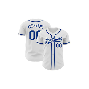 Custom White Baseball Jersey <b>Button</b> <b>Up</b> Team <b>Shirt</b> <b>Short</b> <b>Sleeve</b> Sports Uniform Custom Name Number Athletic Apparel - Product Image 3