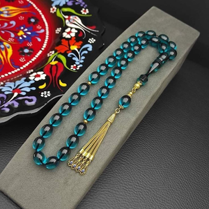 Tasbih de Resina de Lujo Hecho a Mano con Elegante Diseño Islámico para la Oración Diaria y el Dhikr - Product Image 1