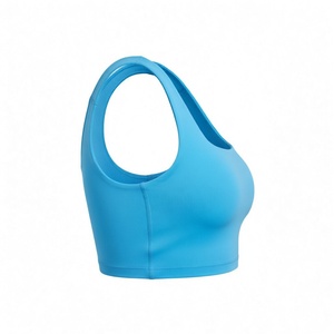Wholesaler Adjustable <b>Compression</b> Bra Running Yoga <b>Top</b> 1Piece Color Block Sports Bra Custom Fitness Gym Bra for <b>Women</b> - Product Image 4