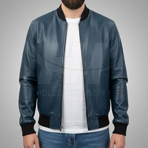Modern Style <b>Leather</b> Baseball <b>Jacket</b> Comfortable Fit <b>Leather</b> Baseball <b>Jacket</b> Premium Fashion <b>Leather</b> Baseball <b>Jacket</b> - Product Image 5
