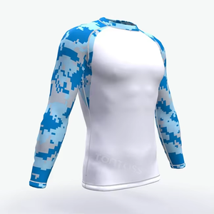 Rash Guard Personalizado ODM de Alta Calidad para Hombre, Rash Guard de Spandex al por Mayor para BJJ, Surf y Buceo - Product Image 3