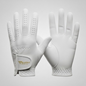 Add Your Brand Logo <b>On</b> Golf Glove Made Of Cabretta Leather Wholesale Low Price Gloves <b>Men</b>/women Golf Accessories Manufacturer - Product Image 2