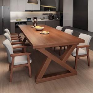 Ensemble de table à manger rectangulaire au design moderne pour usage commercial, adapté aux restaurants de restauration rapide, aux snack-bars, aux salons - pour usage résidentiel - Product Image 2