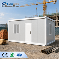 Maison préfabriquée modulaire portable en structure acier de 20 pieds et 40 pieds, maison conteneur détachable pour logement résidentiel et bureaux