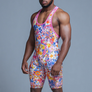 Maillots de lutte haute performance pour hommes et jeunes, maillots de sublimation pour haltérophilie, hauts de lutte - Product Image 3