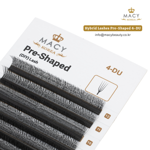 Pestañas Híbridas Preformadas 4-DU, Extensiones de Pestañas MACY BEAUTY KOREA, Pestañas al por Mayor, Personalizadas, Marca Privada, Alta Calidad - Product Image 4